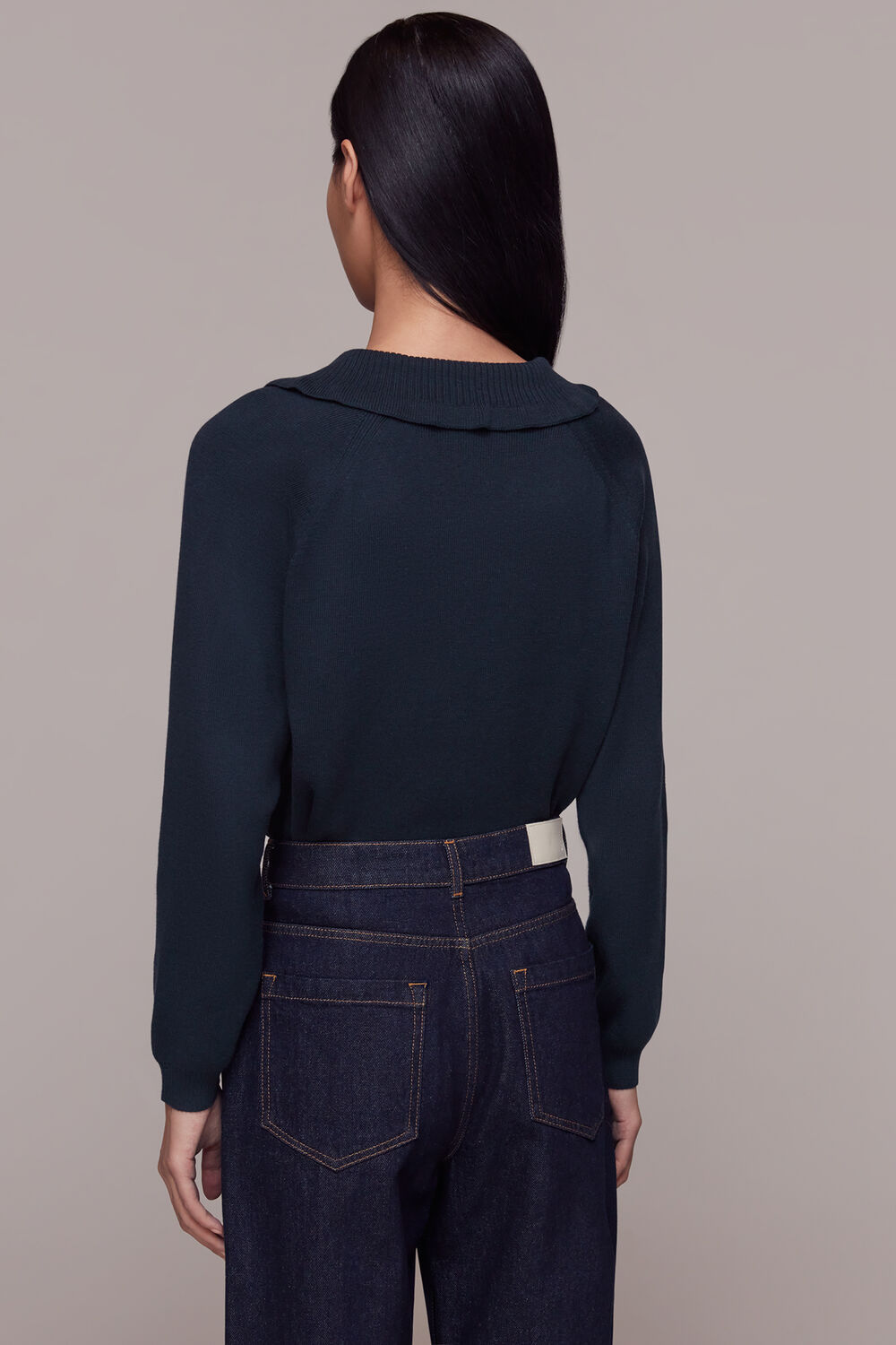 Frill Collar Sweater